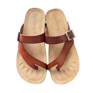 YOKONO Leather Sandals (Sz 8)